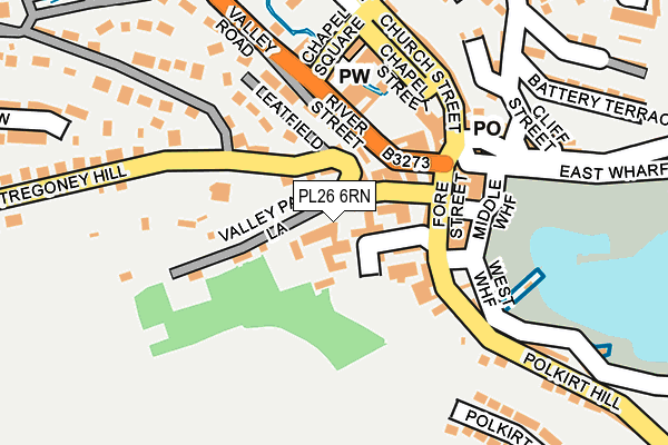 PL26 6RN map - OS OpenMap – Local (Ordnance Survey)