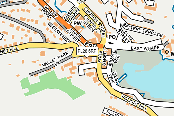 PL26 6RP map - OS OpenMap – Local (Ordnance Survey)
