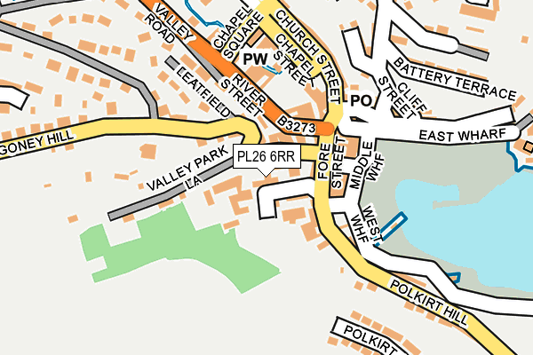 PL26 6RR map - OS OpenMap – Local (Ordnance Survey)
