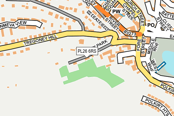 PL26 6RS map - OS OpenMap – Local (Ordnance Survey)