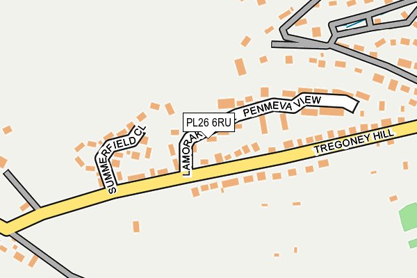 PL26 6RU map - OS OpenMap – Local (Ordnance Survey)