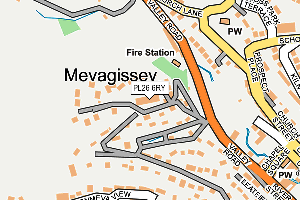 PL26 6RY map - OS OpenMap – Local (Ordnance Survey)