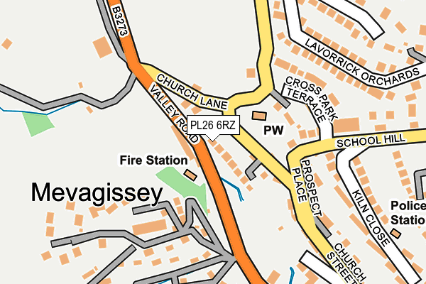 PL26 6RZ map - OS OpenMap – Local (Ordnance Survey)