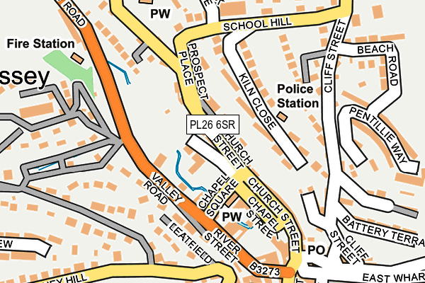 PL26 6SR map - OS OpenMap – Local (Ordnance Survey)