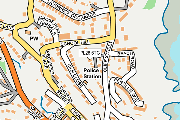 PL26 6TG map - OS OpenMap – Local (Ordnance Survey)