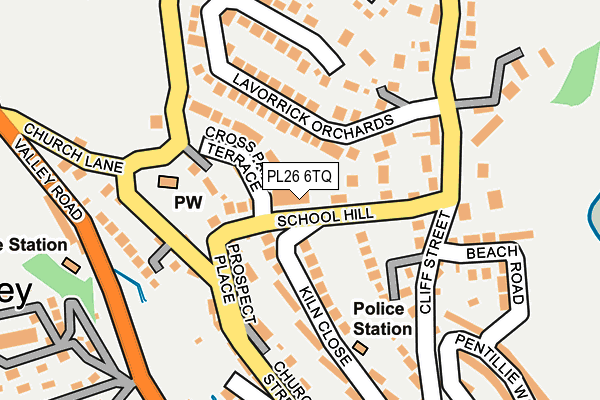 PL26 6TQ map - OS OpenMap – Local (Ordnance Survey)