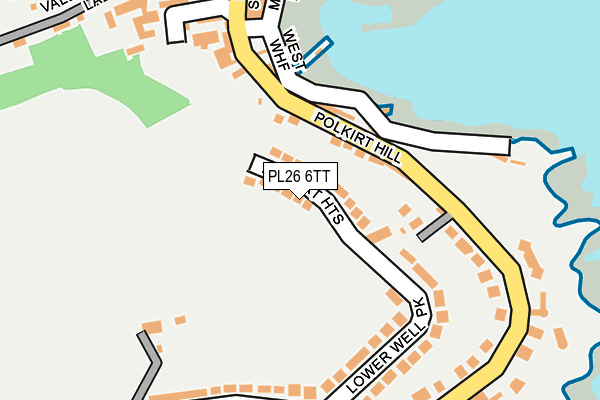 PL26 6TT map - OS OpenMap – Local (Ordnance Survey)