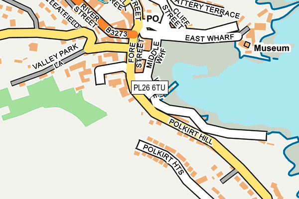 PL26 6TU map - OS OpenMap – Local (Ordnance Survey)
