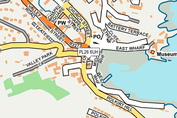 PL26 6UH map - OS OpenMap – Local (Ordnance Survey)