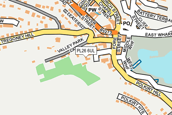 PL26 6UL map - OS OpenMap – Local (Ordnance Survey)