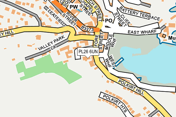PL26 6UN map - OS OpenMap – Local (Ordnance Survey)