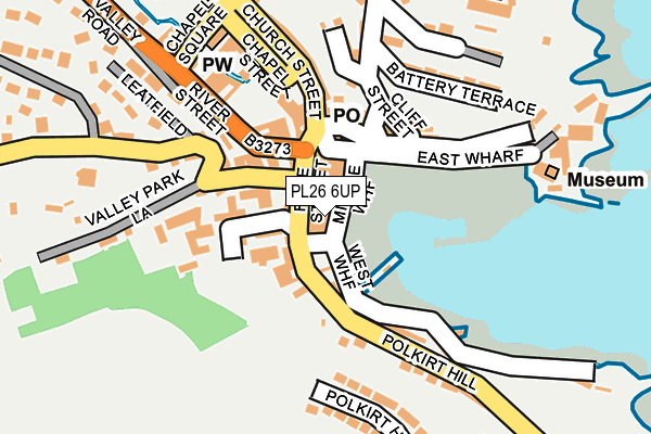 PL26 6UP map - OS OpenMap – Local (Ordnance Survey)