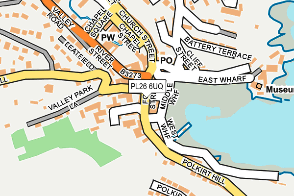 PL26 6UQ map - OS OpenMap – Local (Ordnance Survey)