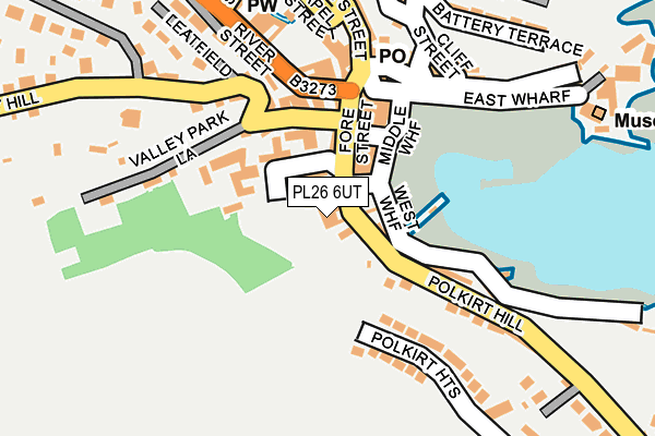 PL26 6UT map - OS OpenMap – Local (Ordnance Survey)