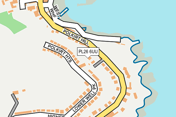 PL26 6UU map - OS OpenMap – Local (Ordnance Survey)