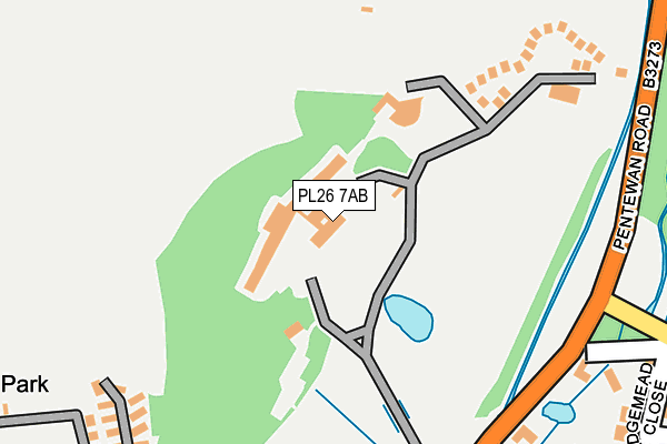 PL26 7AB map - OS OpenMap – Local (Ordnance Survey)