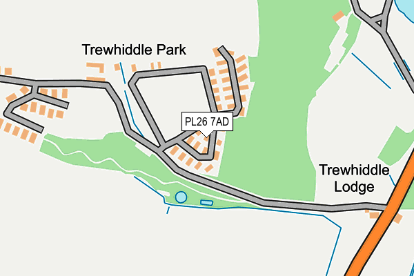 PL26 7AD map - OS OpenMap – Local (Ordnance Survey)