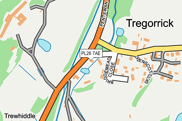 PL26 7AE map - OS OpenMap – Local (Ordnance Survey)