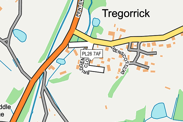 PL26 7AF map - OS OpenMap – Local (Ordnance Survey)