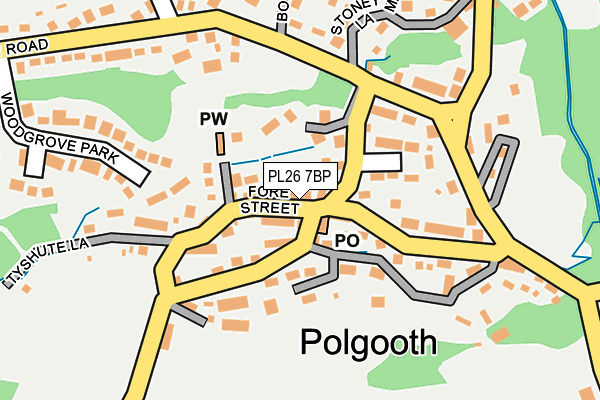 PL26 7BP map - OS OpenMap – Local (Ordnance Survey)