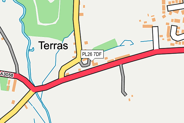 PL26 7DF map - OS OpenMap – Local (Ordnance Survey)