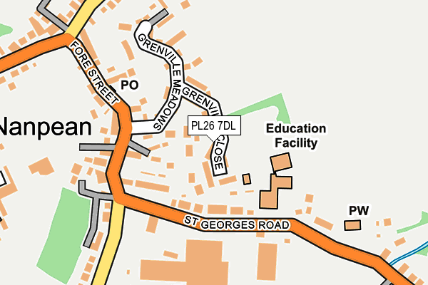 PL26 7DL map - OS OpenMap – Local (Ordnance Survey)
