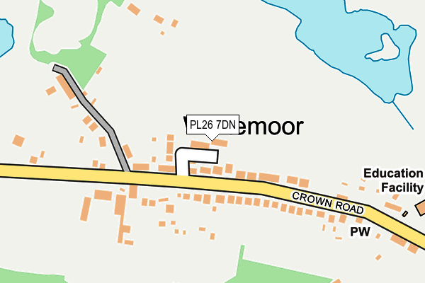 PL26 7DN map - OS OpenMap – Local (Ordnance Survey)
