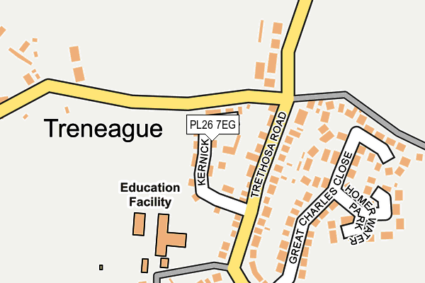 PL26 7EG map - OS OpenMap – Local (Ordnance Survey)