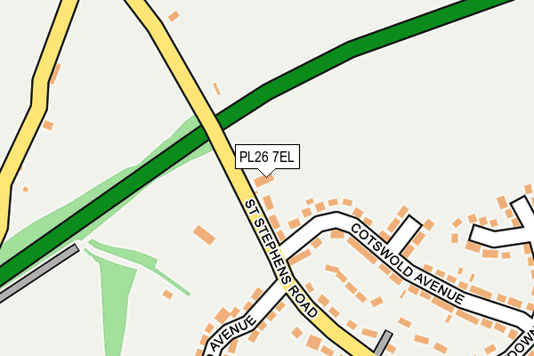 PL26 7EL map - OS OpenMap – Local (Ordnance Survey)