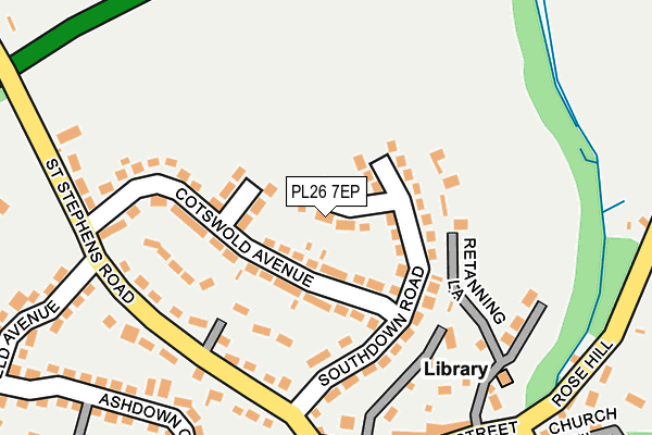 PL26 7EP map - OS OpenMap – Local (Ordnance Survey)