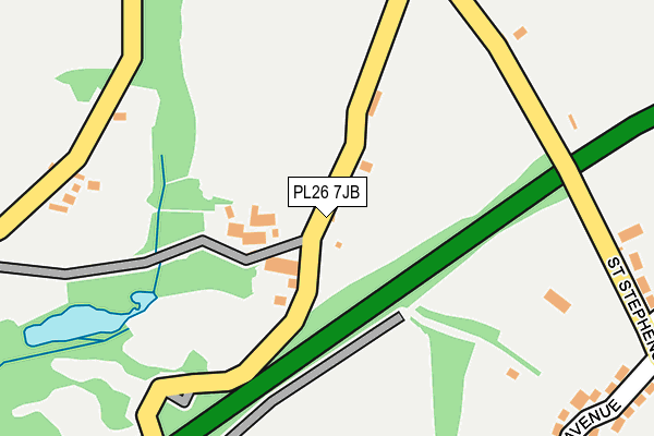 PL26 7JB map - OS OpenMap – Local (Ordnance Survey)