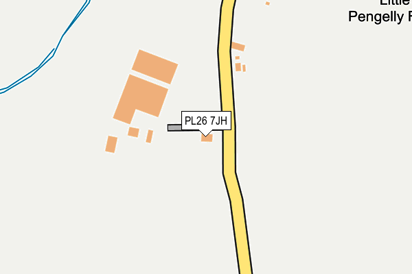 PL26 7JH map - OS OpenMap – Local (Ordnance Survey)