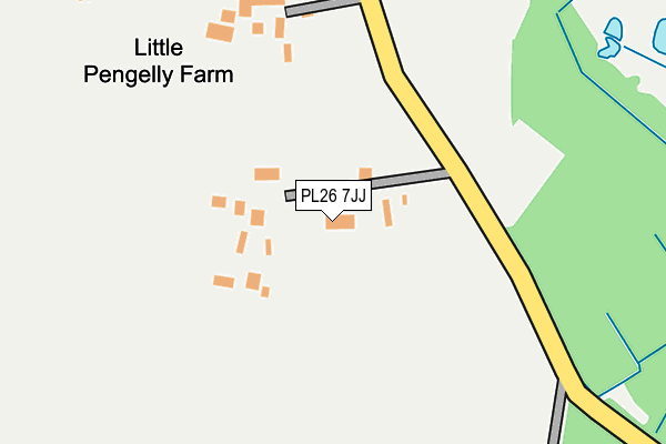 PL26 7JJ map - OS OpenMap – Local (Ordnance Survey)