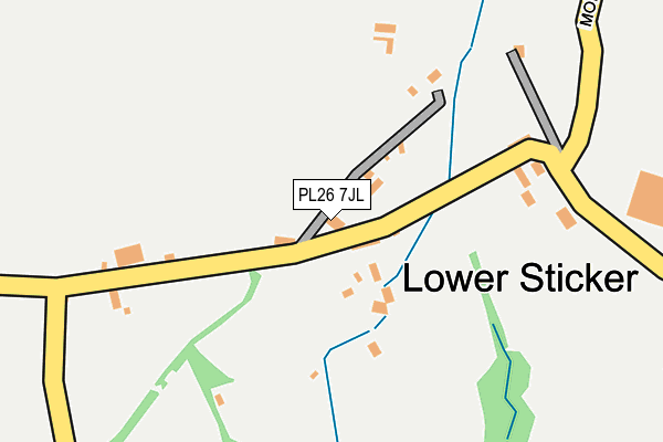 PL26 7JL map - OS OpenMap – Local (Ordnance Survey)