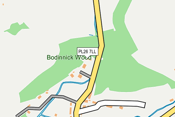 PL26 7LL map - OS OpenMap – Local (Ordnance Survey)