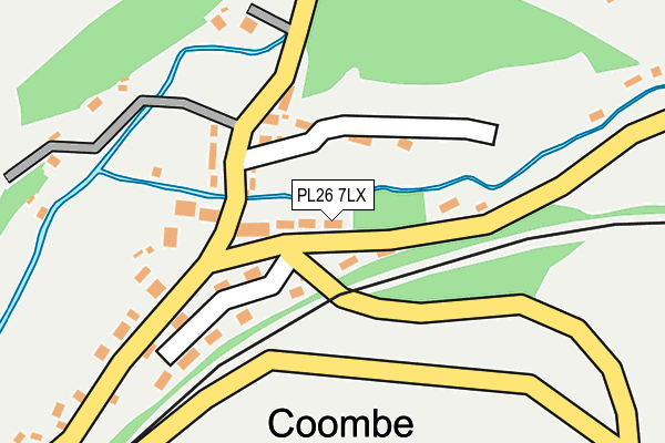 PL26 7LX map - OS OpenMap – Local (Ordnance Survey)