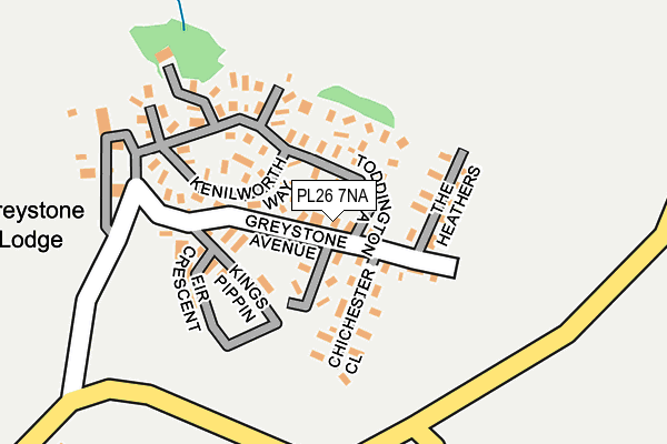 PL26 7NA map - OS OpenMap – Local (Ordnance Survey)