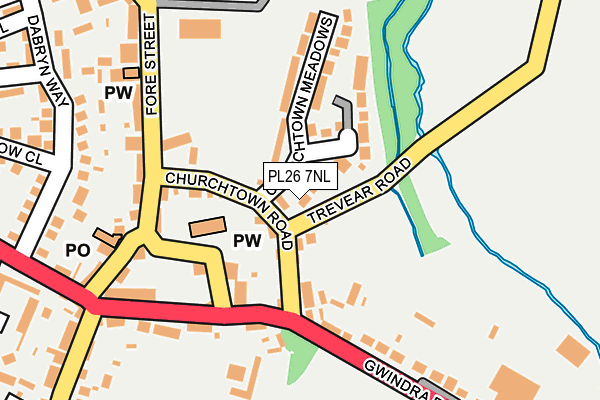 PL26 7NL map - OS OpenMap – Local (Ordnance Survey)