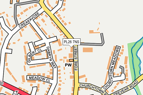 PL26 7NS map - OS OpenMap – Local (Ordnance Survey)