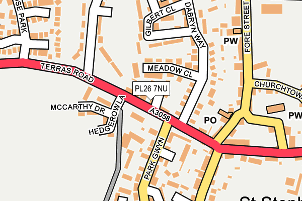 PL26 7NU map - OS OpenMap – Local (Ordnance Survey)