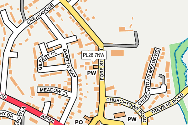 PL26 7NW map - OS OpenMap – Local (Ordnance Survey)