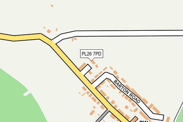 PL26 7PD map - OS OpenMap – Local (Ordnance Survey)