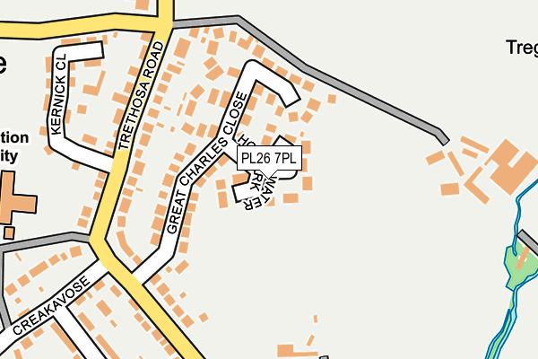 PL26 7PL map - OS OpenMap – Local (Ordnance Survey)