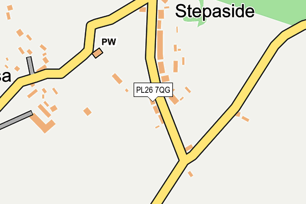 PL26 7QG map - OS OpenMap – Local (Ordnance Survey)