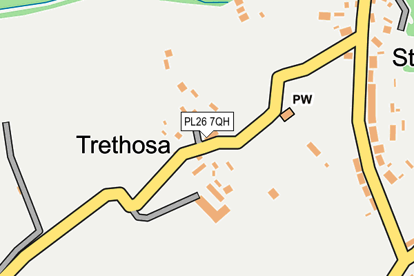 PL26 7QH map - OS OpenMap – Local (Ordnance Survey)