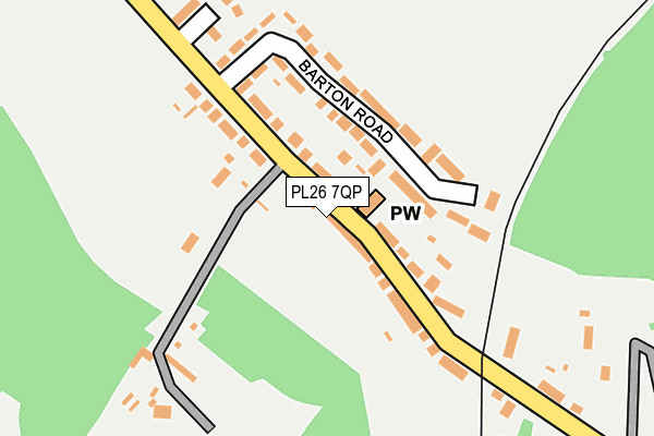PL26 7QP map - OS OpenMap – Local (Ordnance Survey)