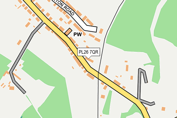 PL26 7QR map - OS OpenMap – Local (Ordnance Survey)