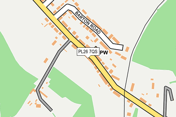 PL26 7QS map - OS OpenMap – Local (Ordnance Survey)