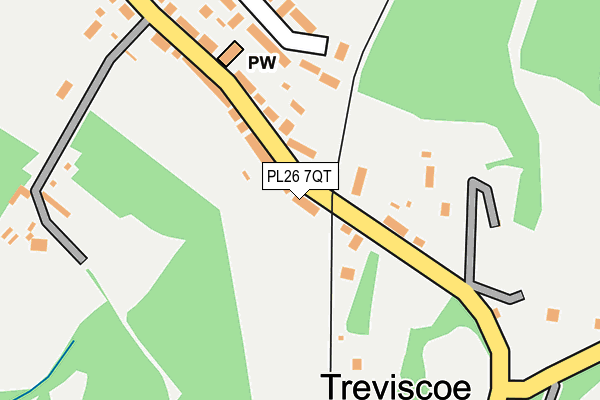PL26 7QT map - OS OpenMap – Local (Ordnance Survey)