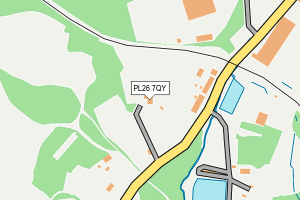 PL26 7QY map - OS OpenMap – Local (Ordnance Survey)